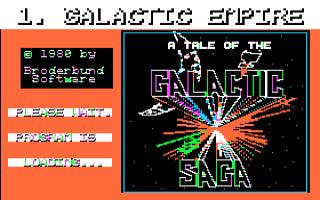 Galactic Empire Title Screen